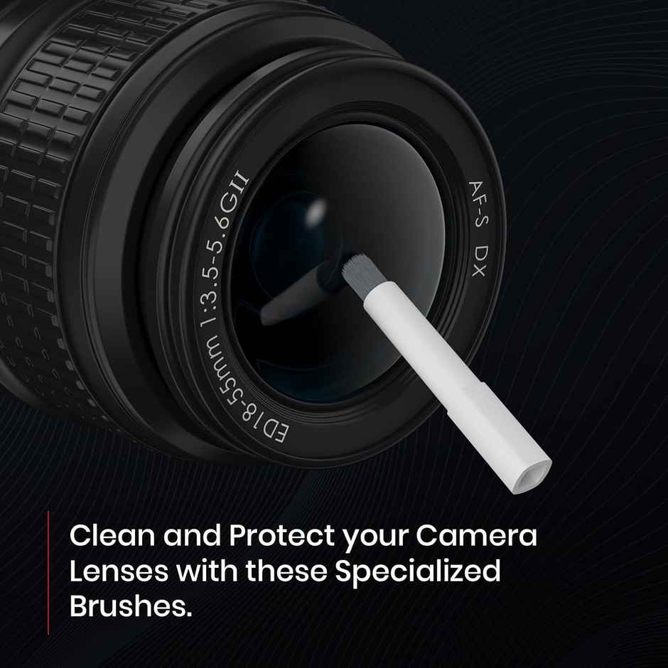 Portronics Clean T 21 in 1 Smart Multifunctional Gadget Cleaning Kit for Laptops, Smartphones, Keyboard, Earbuds, Earphone, Camera Lens, Mist Spray, Air Blower, Long Brush, Key Puller - White