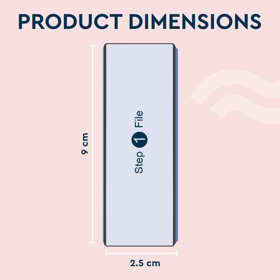 GUBB Block 4 Way Nail Buffer Shinner And Filer Set (Multicolour)