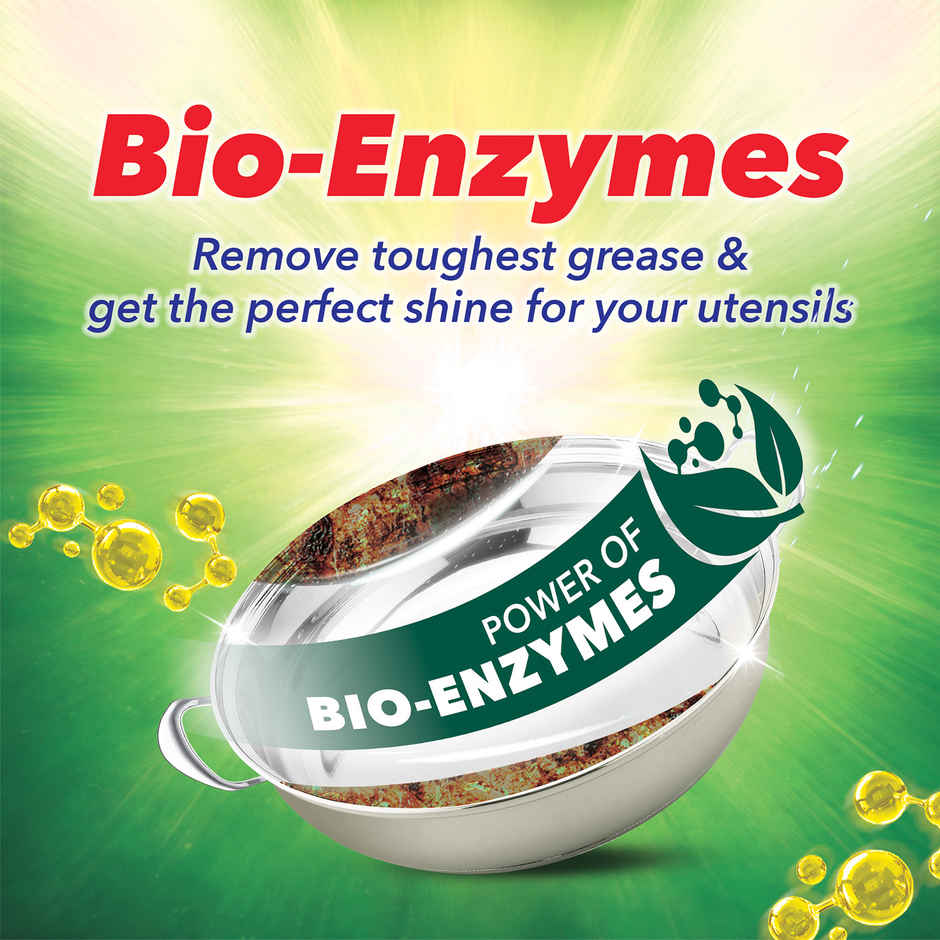 Exo Anti-Bacterial Round Dishwash Bar, Ginger With Power of Bio-Enzymes with free scrubber