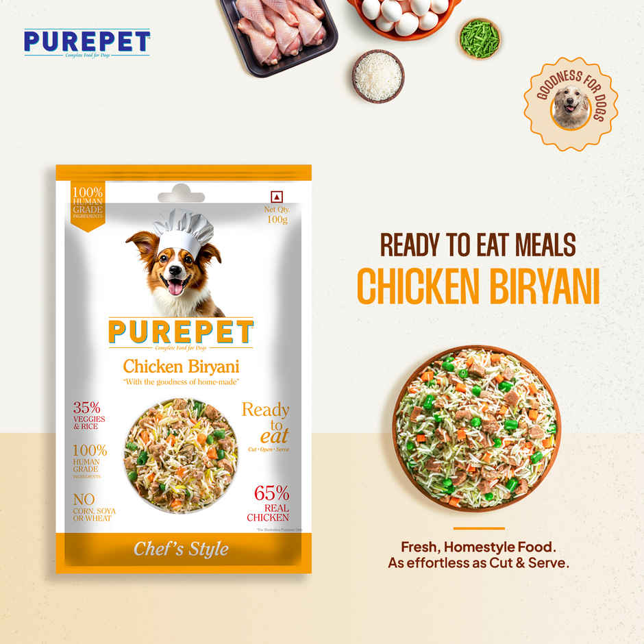 PurePet Chicken Biryani Fresh Dog Food