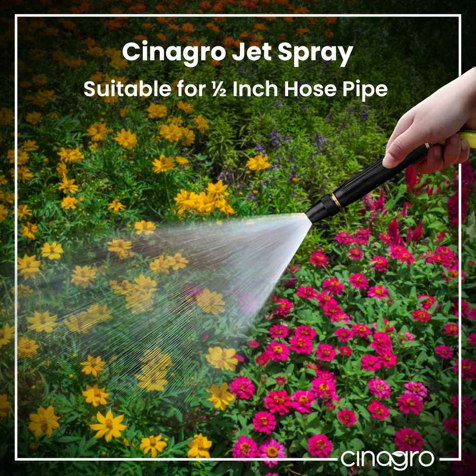 Cinagro Gardening Water Spray Gun - Adjustable Nozzle, Durable, for Plants & Car Wash