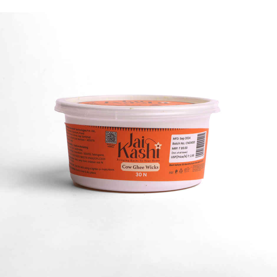 Jai Kashi Cow Ghee Wicks