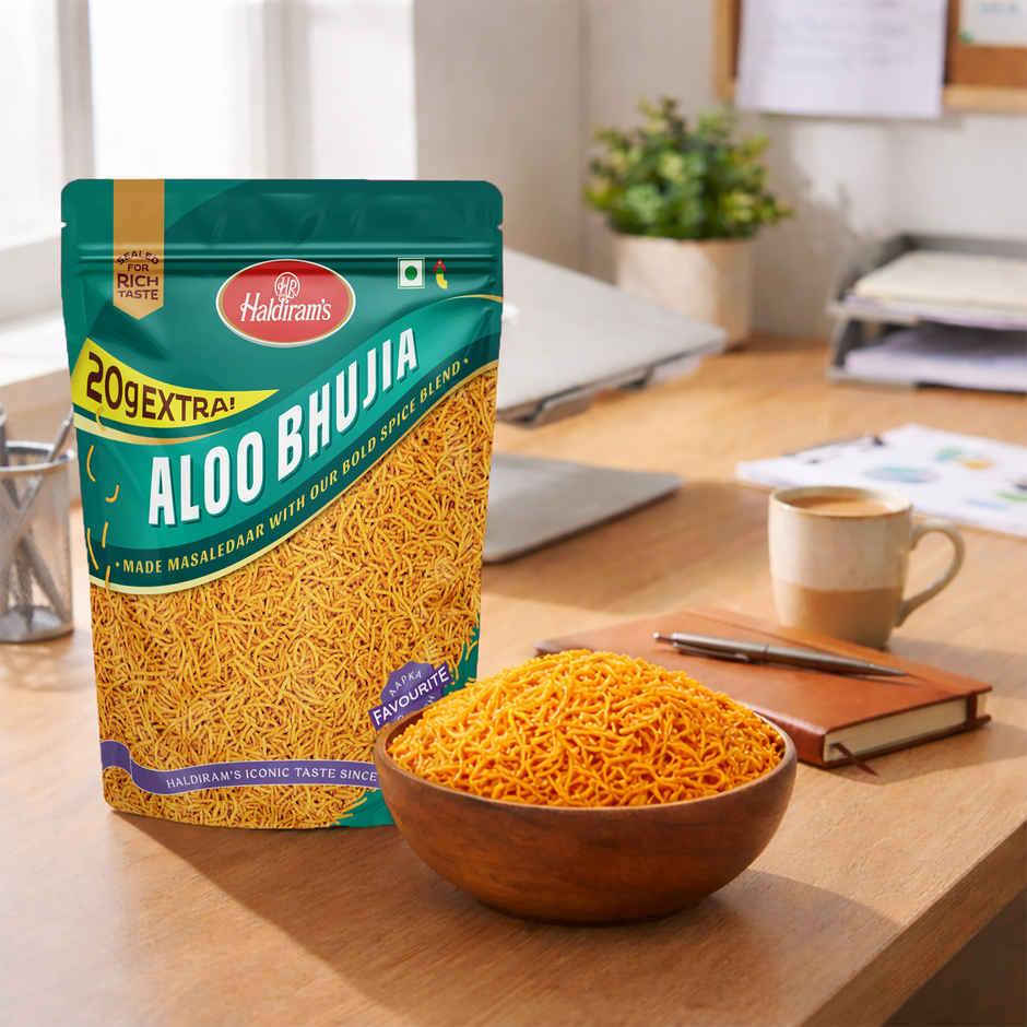 Haldiram's Aloo Bhujia | Crunchy Savory Snack
