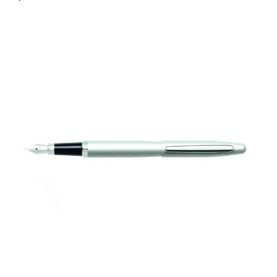 Sheaffer Fountain Pen | Medium Nib | Chrome Plated Trims | Strobe Silver