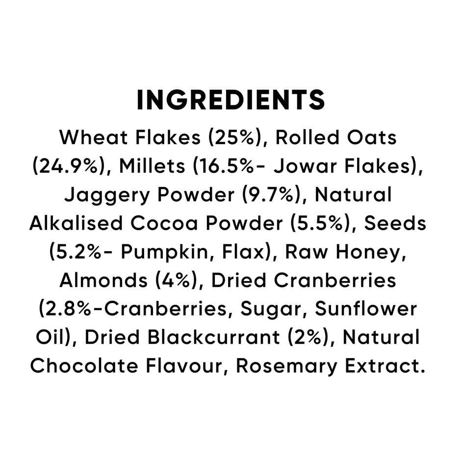 Rs By True Elements Muesli Dark Chocolate, Fibre Rich