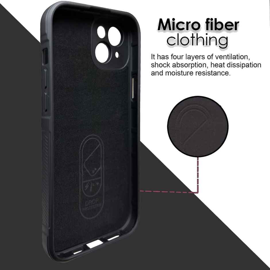 Artistque Case For Iphone 15 Back Cover | Liquid Stripe Cover Silicone