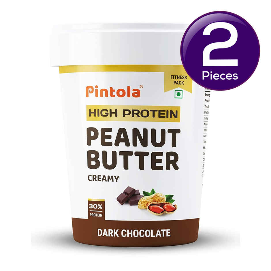 Pintola High Protein Dark Chocolate Peanut Butter - Creamy Combo