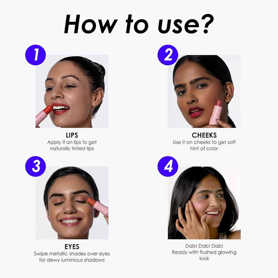 Blue Heaven Kiss & Blush Lip & Cheek Tint - Roasted Berry