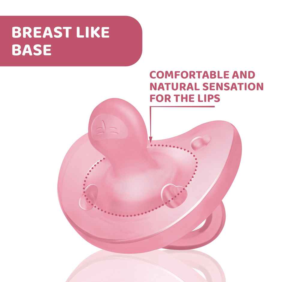 Chicco Soother Physio - Soft Pink | 6-16m