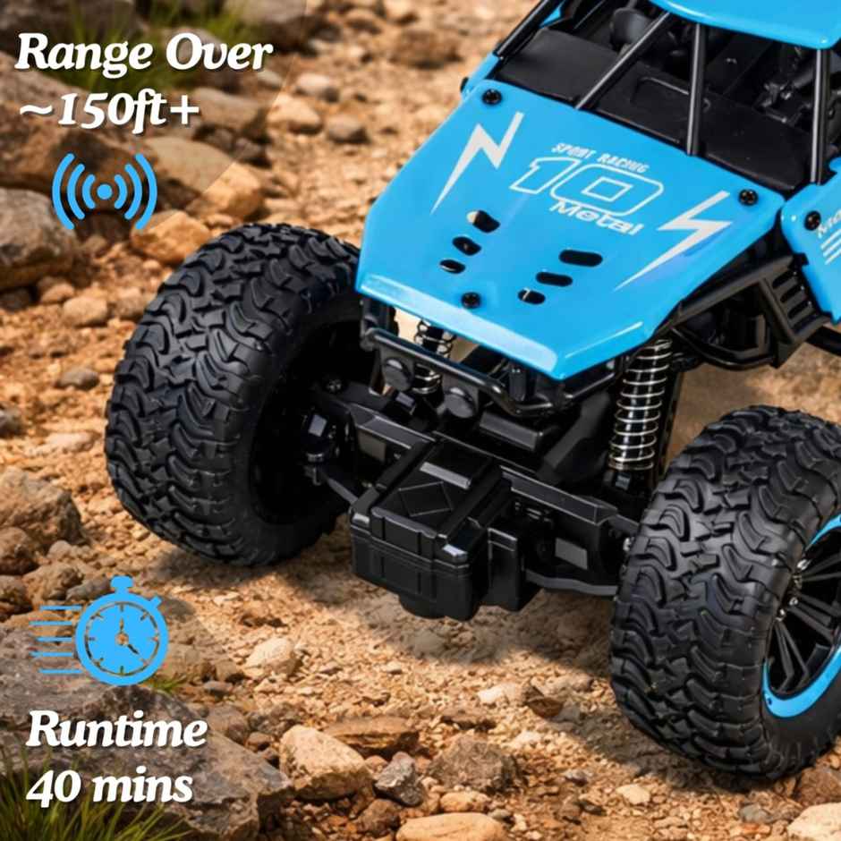 Race n Roll 2.4G Remote Control Rock Crawler Blue