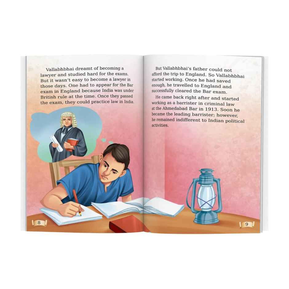 Story Books for Kids (Set of 5 Books) (Illustrated) - Indian Freedom Fighters
