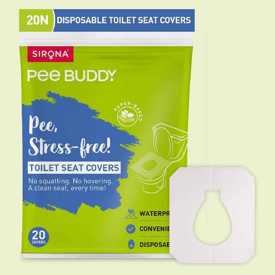 Sirona Peebuddy Disposable Toilet Seat Covers | Easy To Dispose | Nature Friendly