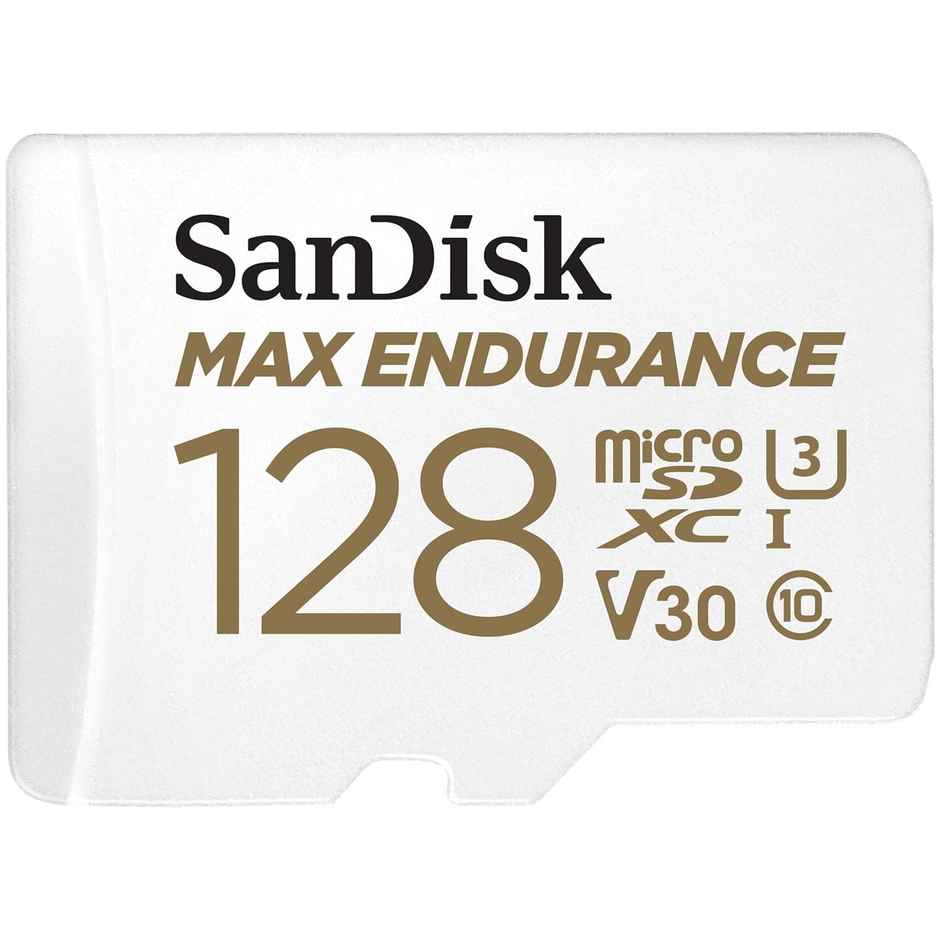 Sandisk 128Gb Max Endurance Microsdhc Card With Adapter For 4K Video
