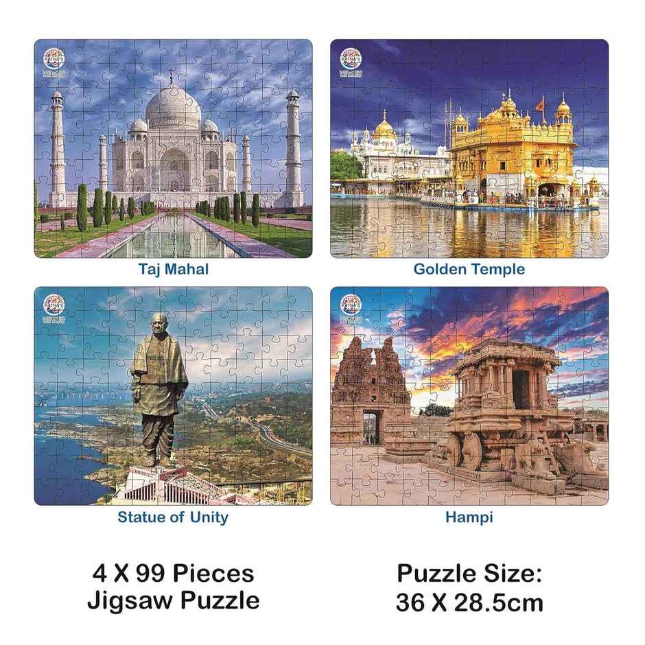 Ratna's 4In1 Wonders Of India Jigsaw Puzzle