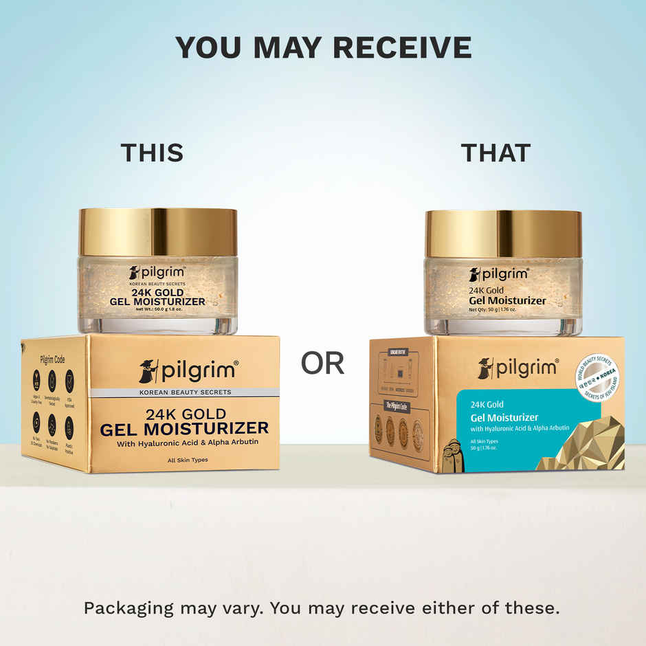 Pilgrim 24K Gold face mask for Glowing skin, Boosts Collagen and Restores Skin Radiance, For Men & Women