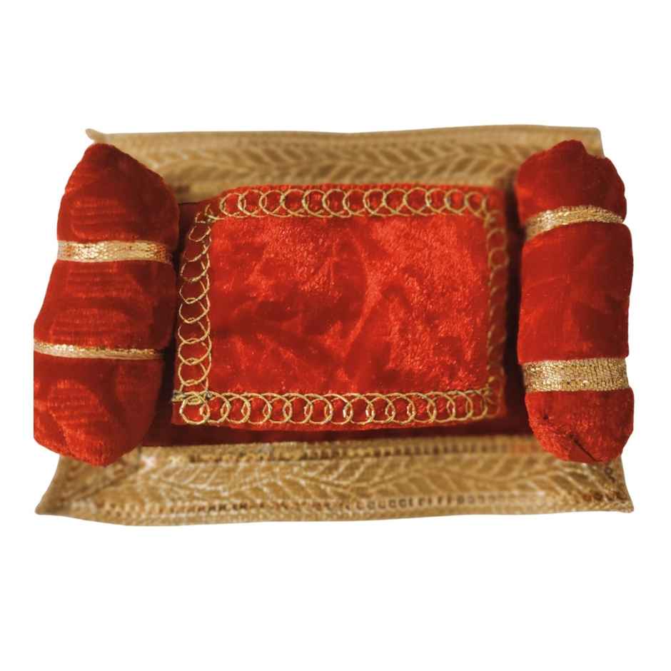 Ladoo Gopal Gaddi Pillow Set For Murti Size 1 & 2 | House Of Festivals