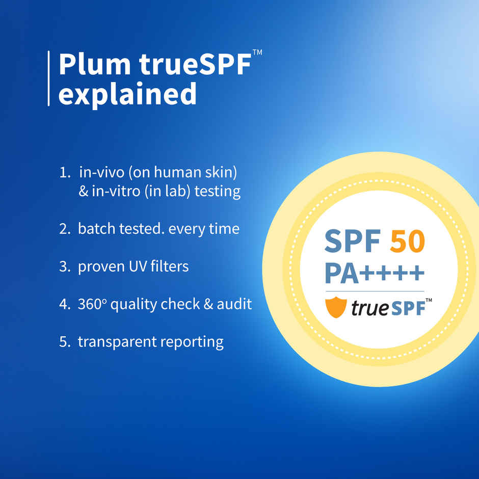 Plum 2% Niacinamide Sunscreen and Rice Water SPF 50 PA++++ Sunscreen