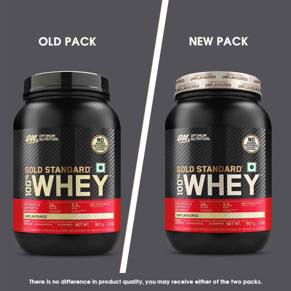 Optimum Nutrition Gold Standard Whey Protein Powder | Unflavored