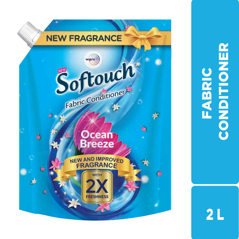 Softouch Ocean Breeze After Wash Fabric Conditioner With Antibacterial Protection