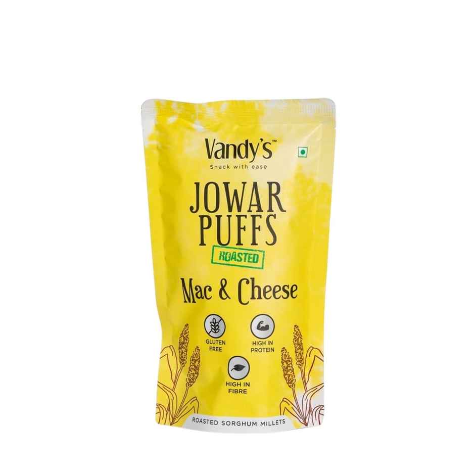 Vandys Snacks Mac N Cheese Jowar Puffs