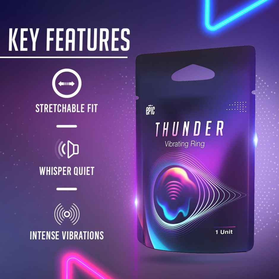 Manforce Epic Thunder Vibrating Ring Massager | Men | Women
