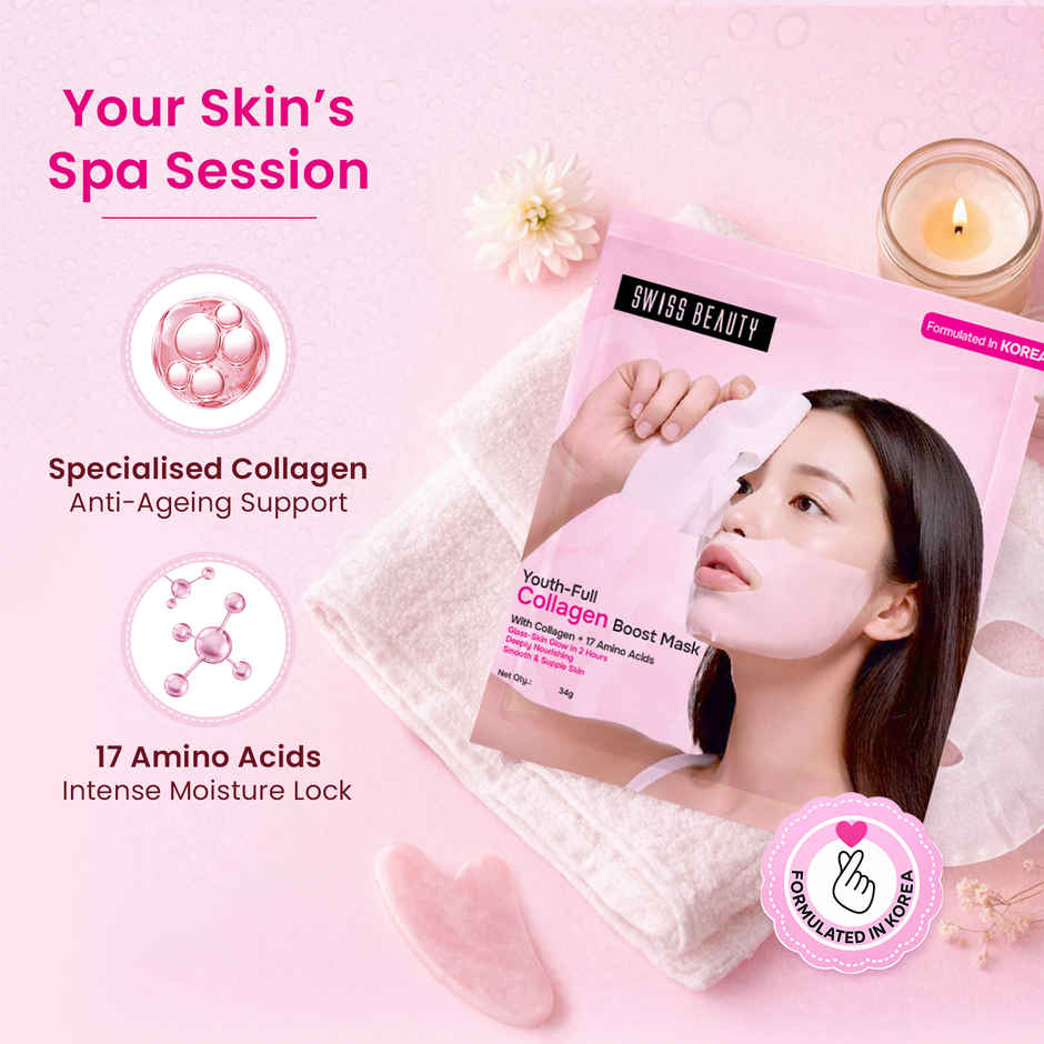 Swiss Beauty Care Youth-Full Collagen Boost Mask