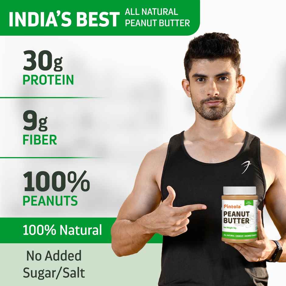 Pintola All Natural Peanut Butter - Crunchy