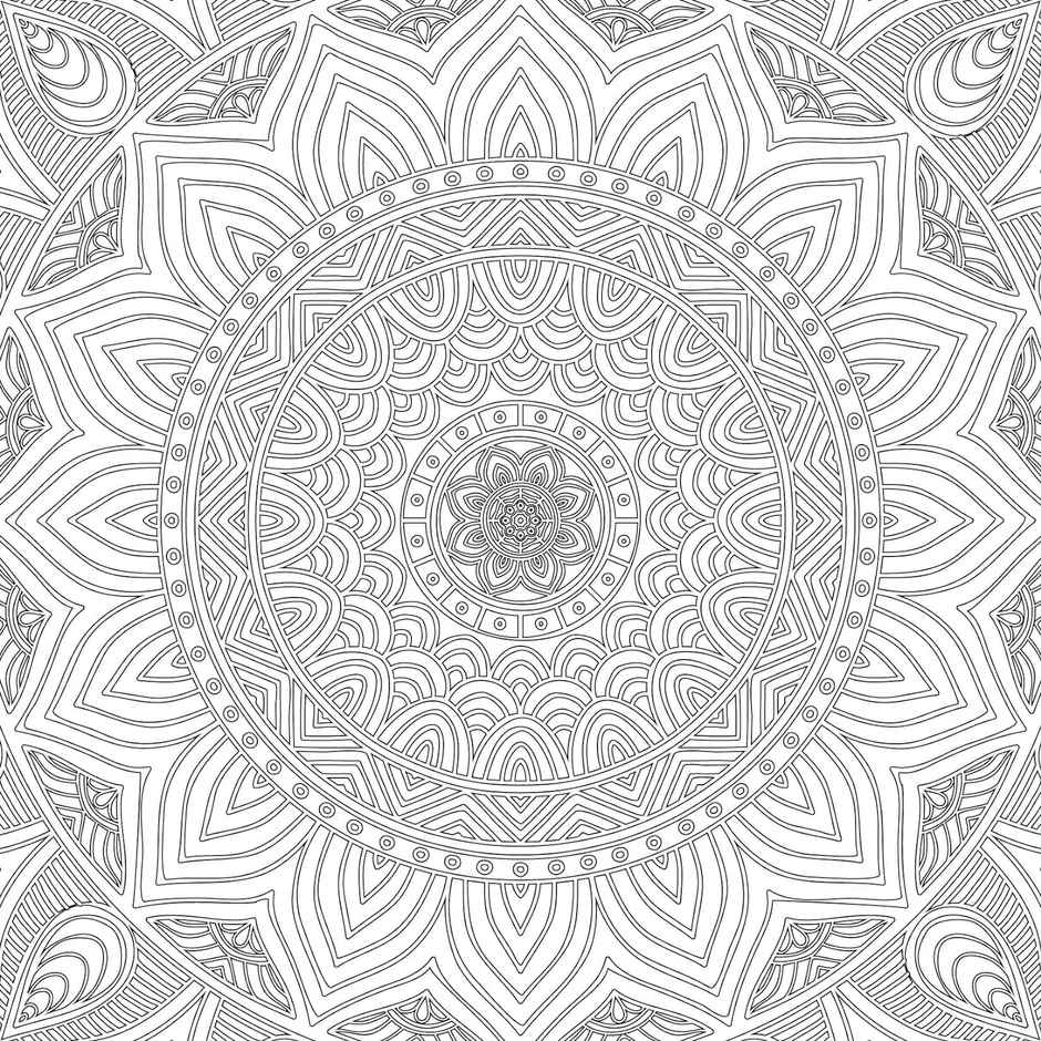 Refreshing Mandala- Colouring Book for Adults Book 2