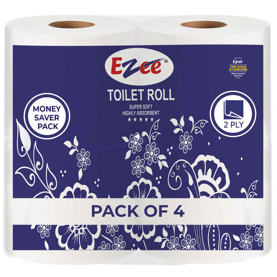 EZEE Toilet Paper Roll | 160 Pulls Each Roll - 2 Ply