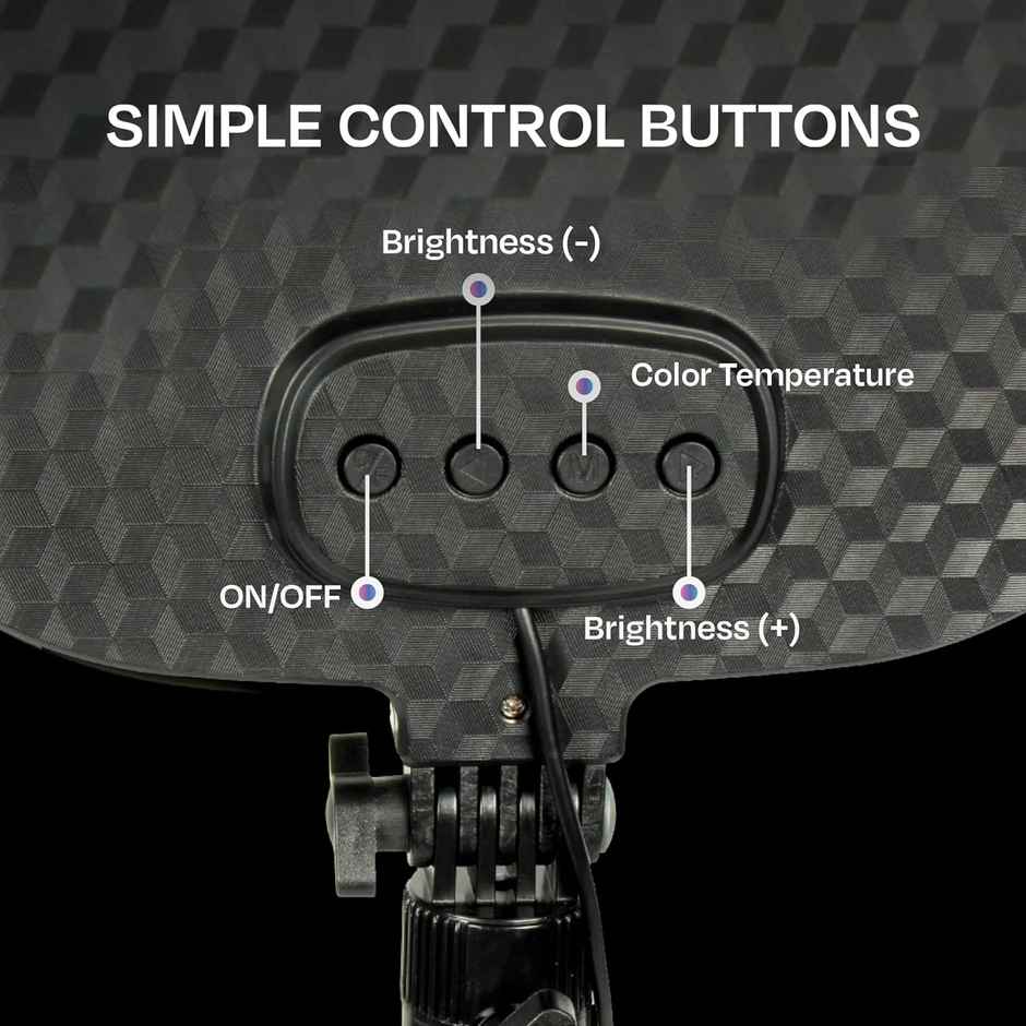 Kreo Slab Light Video Light Adjustable Photography Fill Light Five Color Temperatures 3200K-5600K Adjustable Brightness 1455 Lumens 120 Light Beads CRI 95+ with Extendable Light Stand for Video