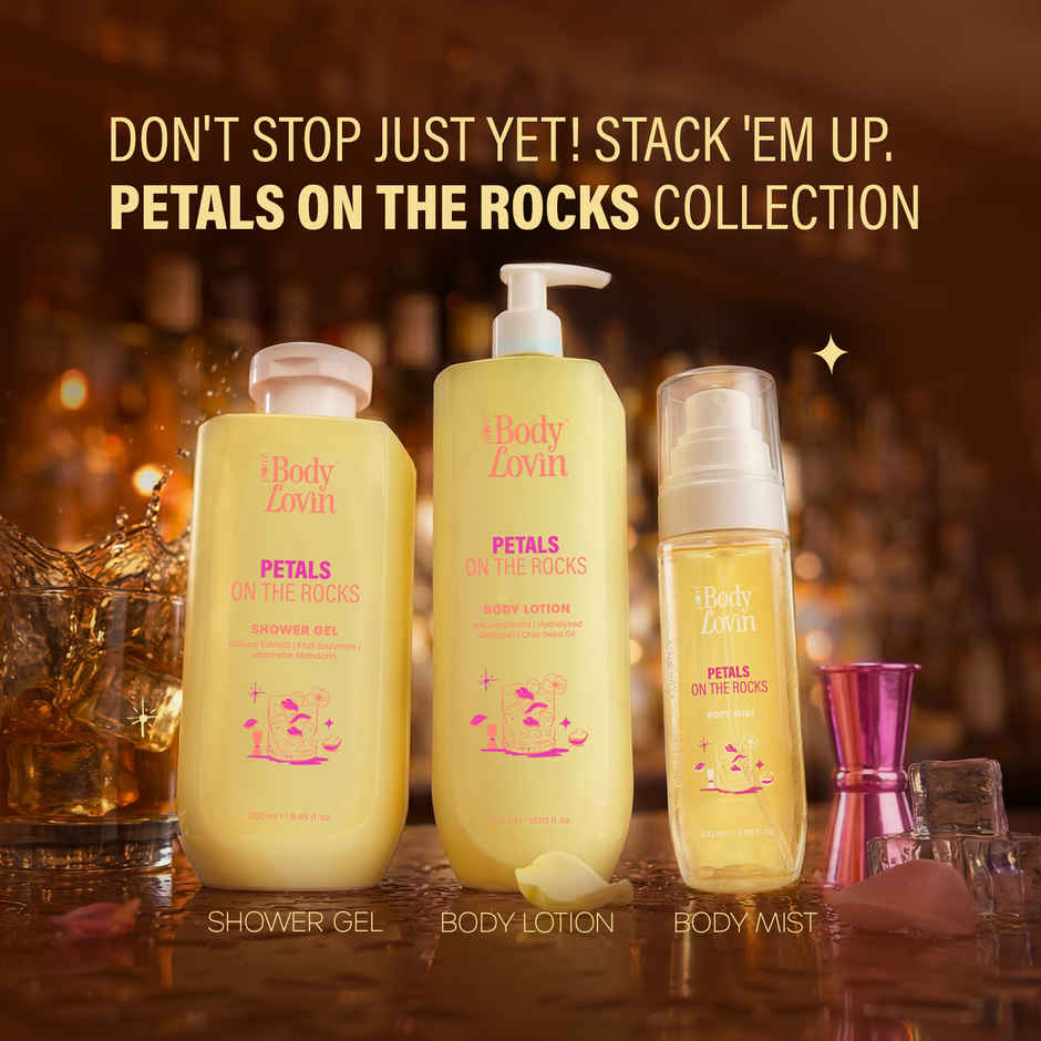 Plum BodyLovin Petals On The Rocks Shower Gel