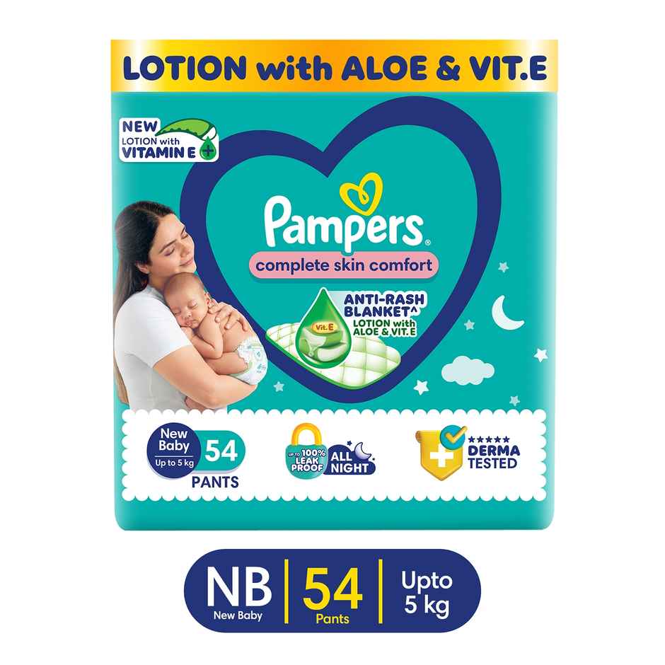 Pampers All Round Protection Pant Style Diaper | NB | 54 pcs