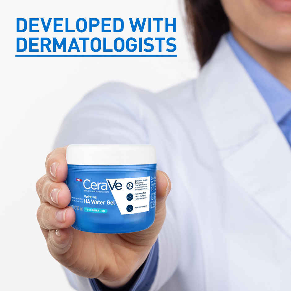 CeraVe HA Water Gel Oil-free Face Moisturizer with Hylauronic Acid & Ceramides for Plumpy Hydration