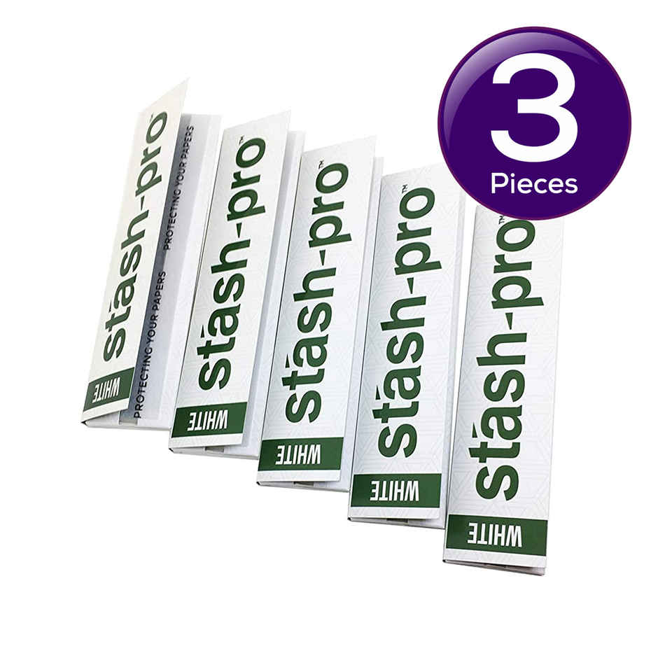 Stash-Pro White 32 Premium Rolling Papers Combo