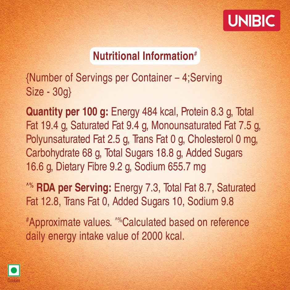 UNIBIC Oatmeal Digestive Biscuits | Cholesterol-Free And Trans Fat-Free Combo