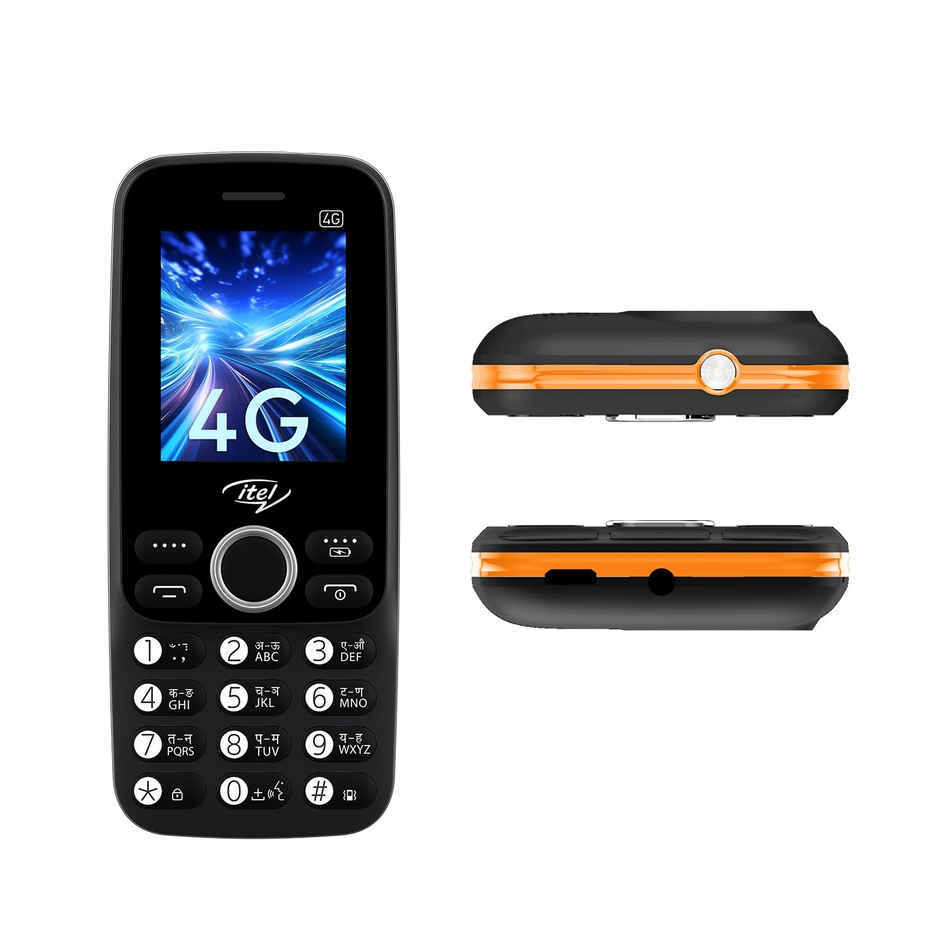 itel Super Guru 4G Keypad Mobile | 2" Display | 1000 mAh Battery | Youtube & UPI | Black