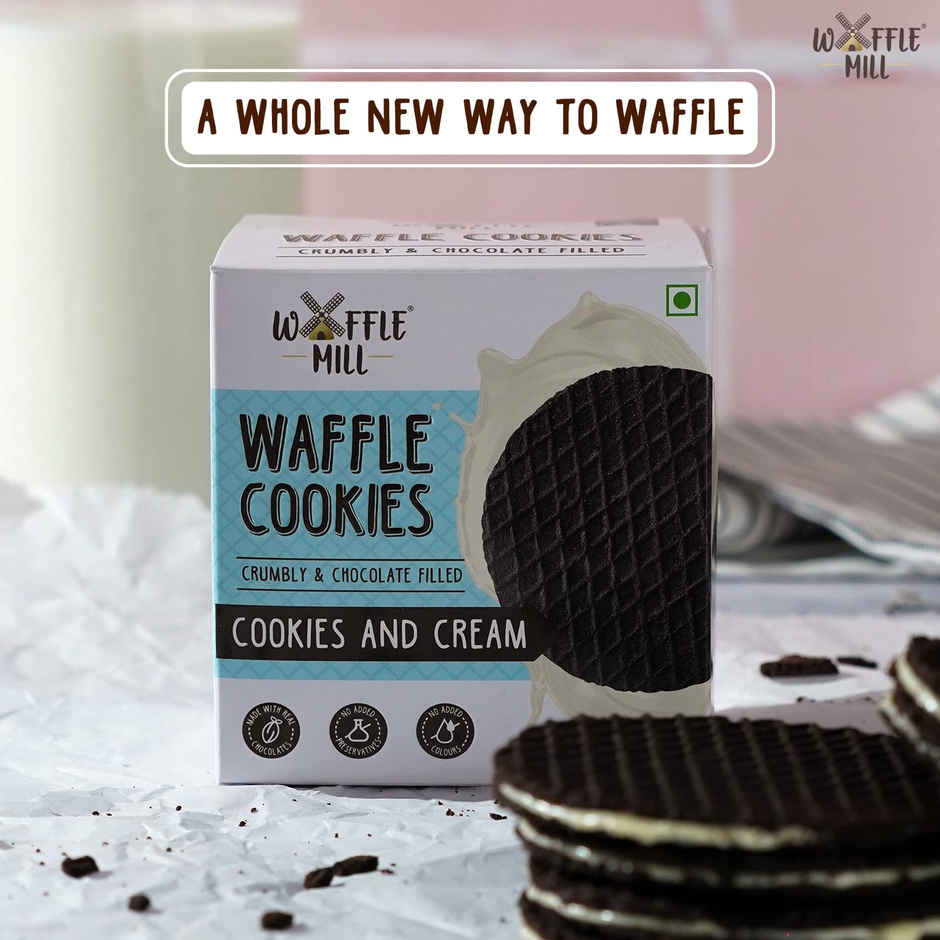 Waffle Mill Cookies - Cookies And Cream (Box Of 2)