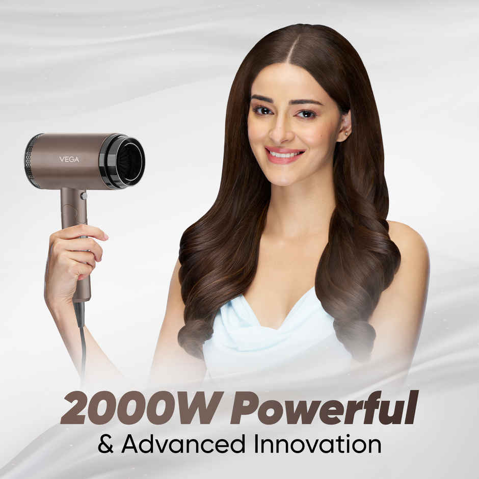 Vega Dry Up Hair Dryer | 2000W | 3 Heat & 1 Speed | Cool Shot | VHDH-36