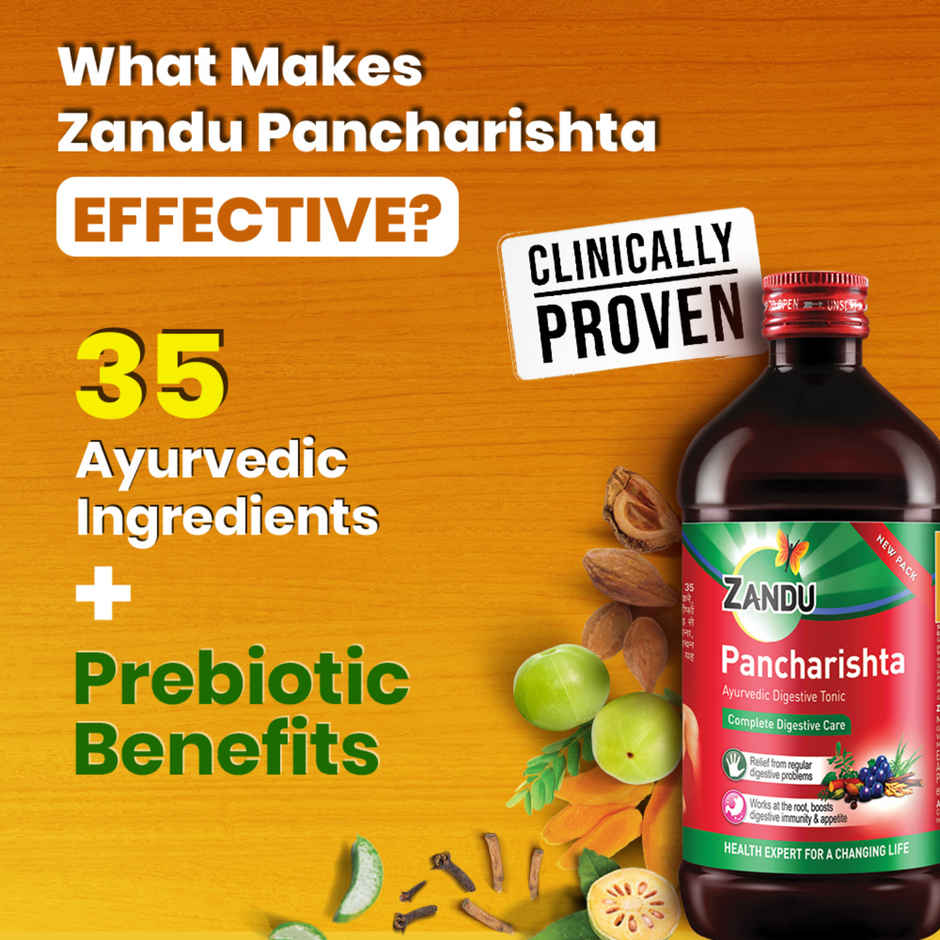 Zandu Pancharishta Ayurvedic Digestive Tonic