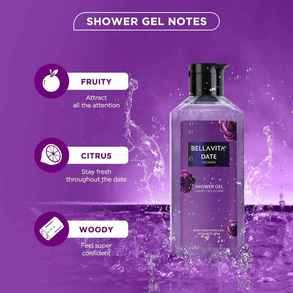 BellaVita Date Woman Shower Gel for Women