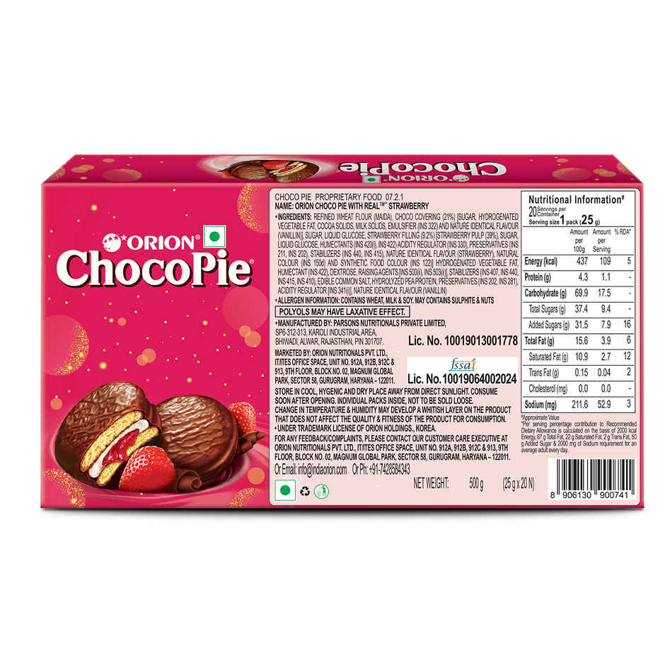 Orion Strawberry Chocopie