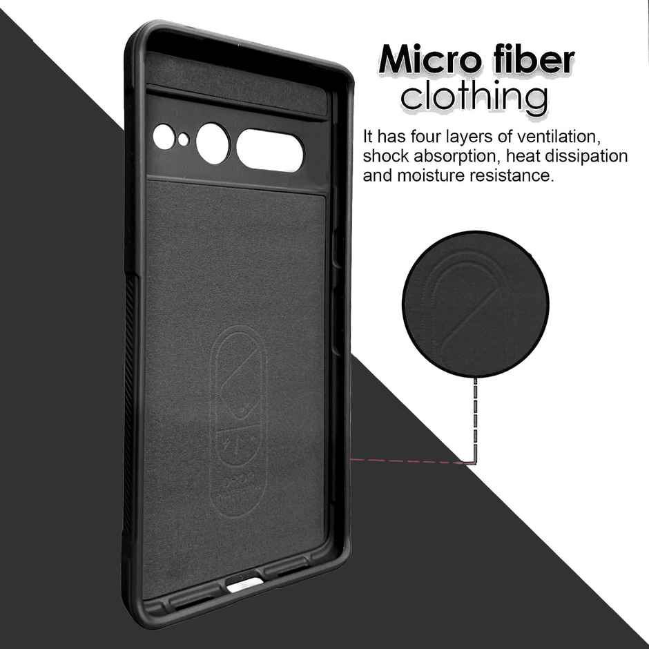 Artistque Case For Google Pixel 7 Pro Liquid Stripe Back Cover Silicone