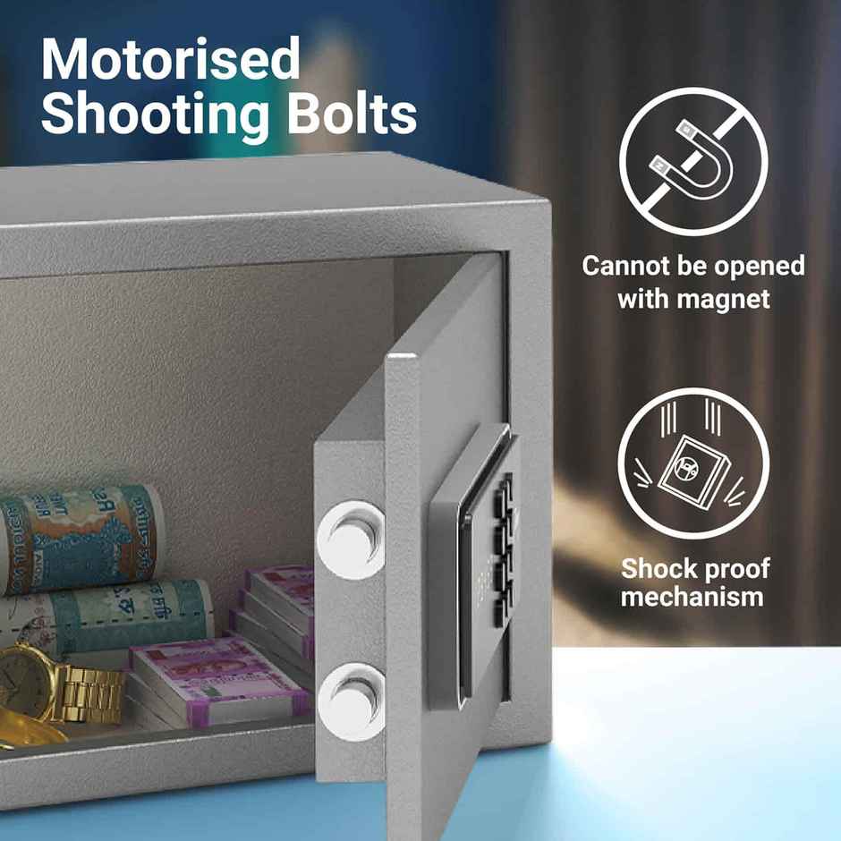 Godrej Security Solutions Forte Pro 10 L Digital Electronic Locker with Motorized Locking Mechanism