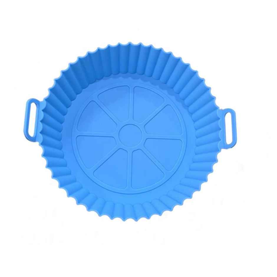 Clazkit Air Fryer Liners I Silicone Pot with Ear Handles(8 inch, Pack of 1) - Assorted