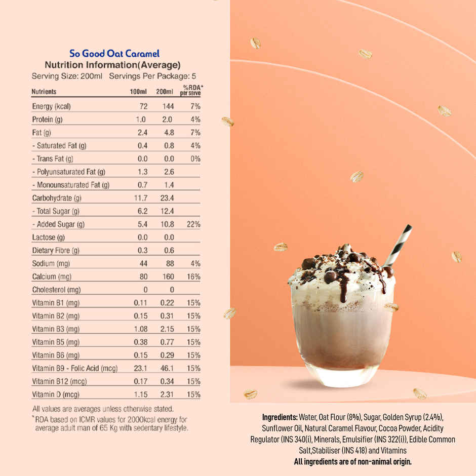 So Good Caramel Oat Drink