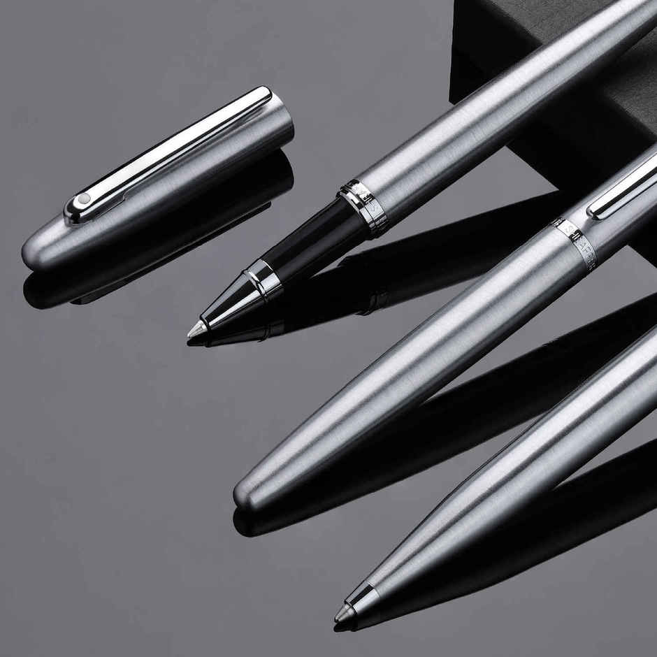 Sheaffer Ballpoint Pen | Chrome Trims | Brushed Chrome