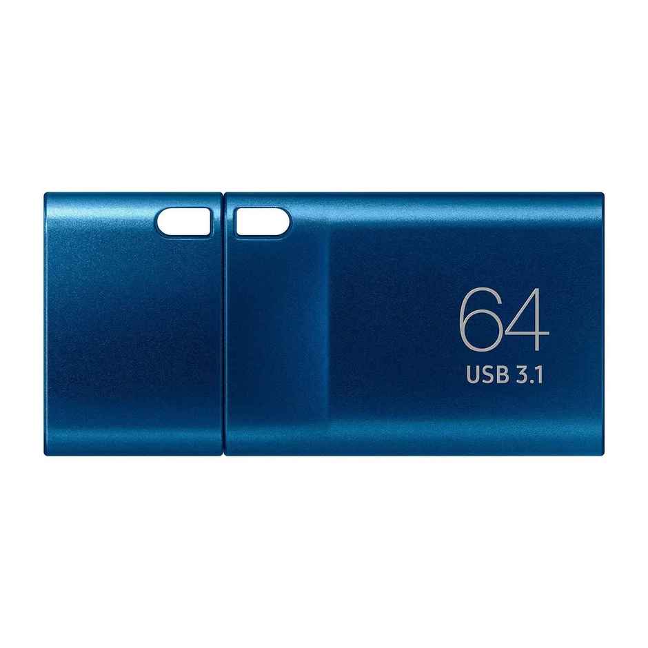 Samsung Type C Usb Flash Drive 64Gb | Transfers 4Gb Files In 15 Sec W/Up To 300Mb/S - Blue