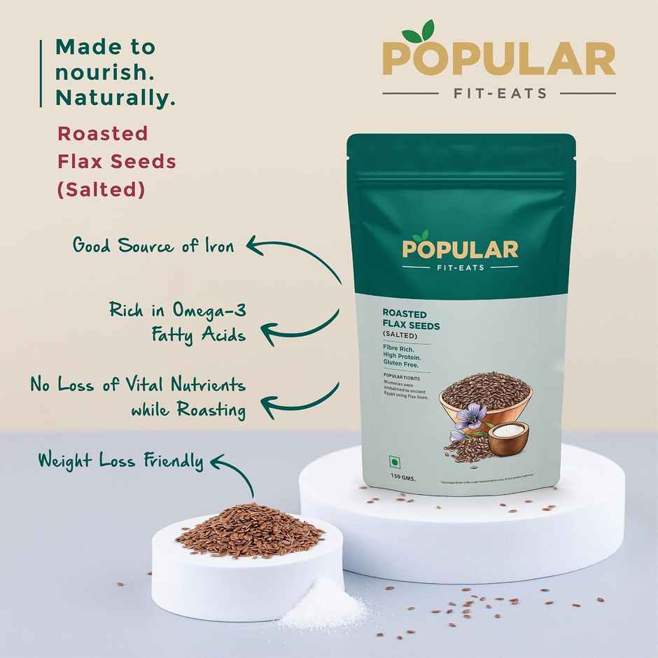 Popular Essentials Fit Flax Seeds | Roasted & Salted