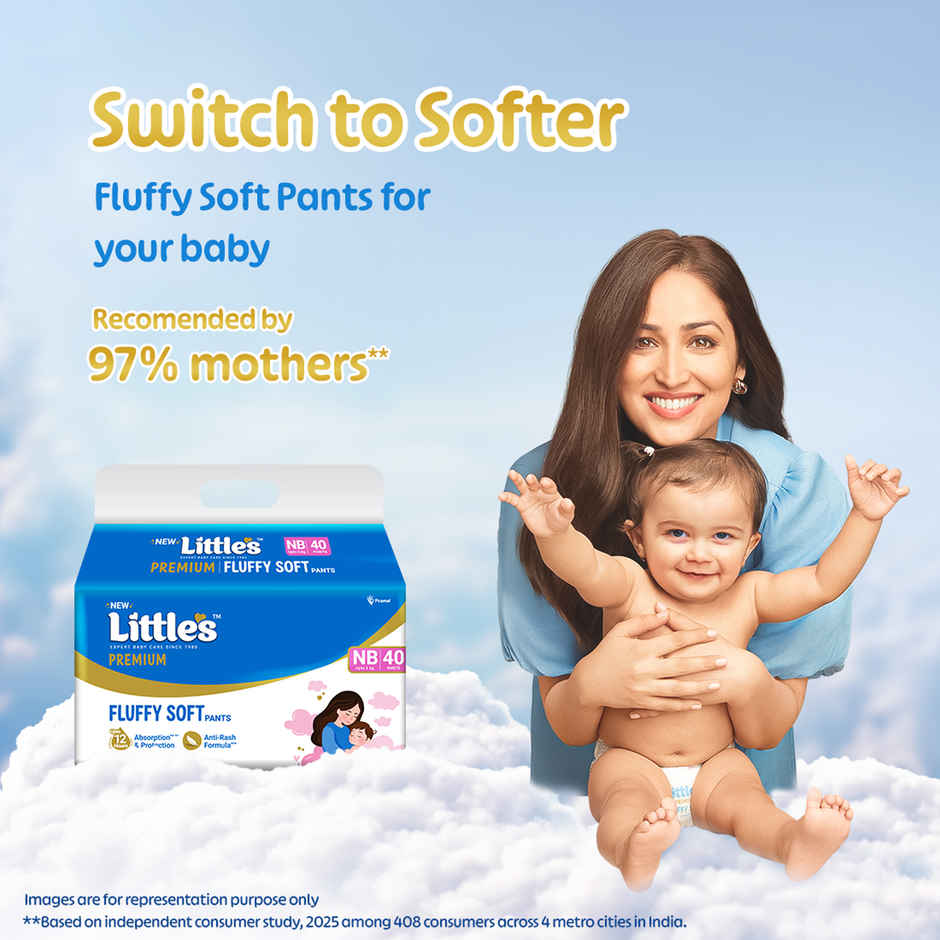 Littles Expert Baby Care Comfy Pant Style Diaper | Upto 5 kg | NB | 40 pcs