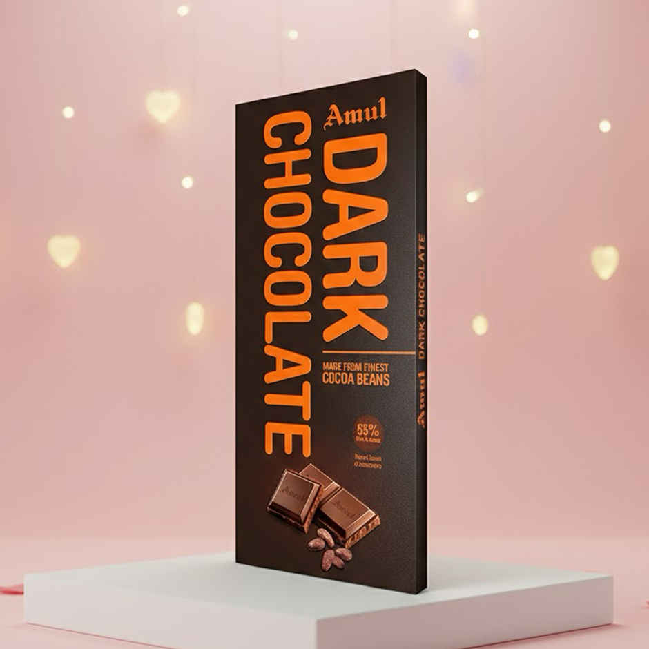 Amul 55% Cocoa Dark Chocolate Bar